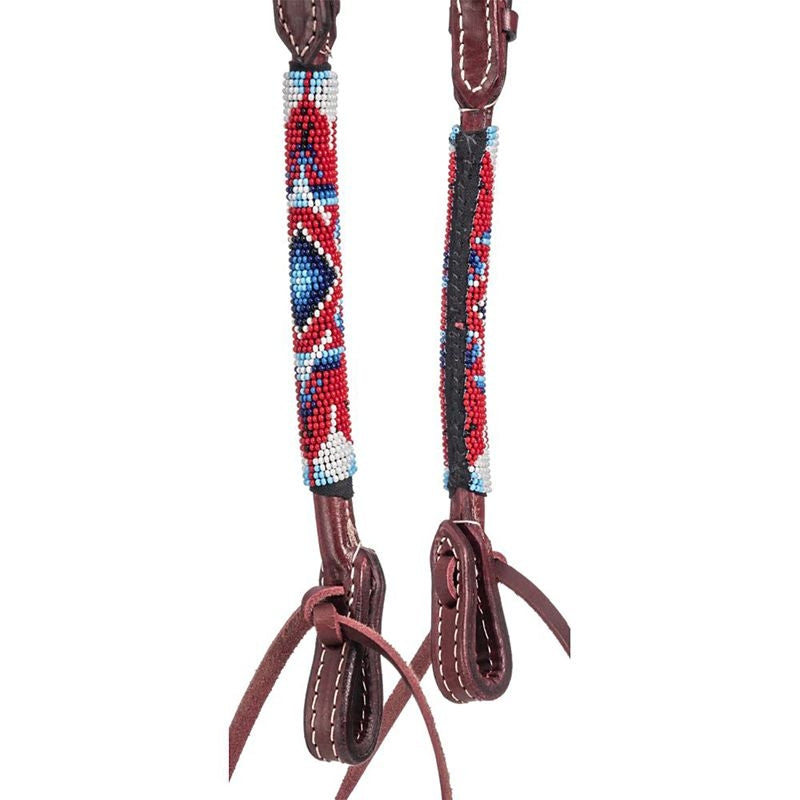 Royal King Beaded Single Ear Headstall