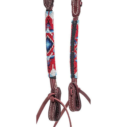 Royal King Beaded Single Ear Headstall