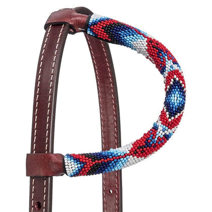 Royal King Beaded Single Ear Headstall