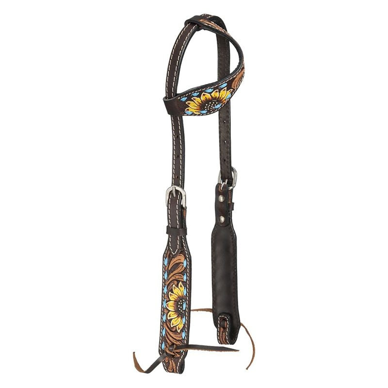 Royal King Sunflower/Buckstitch Pony SE Headstall
