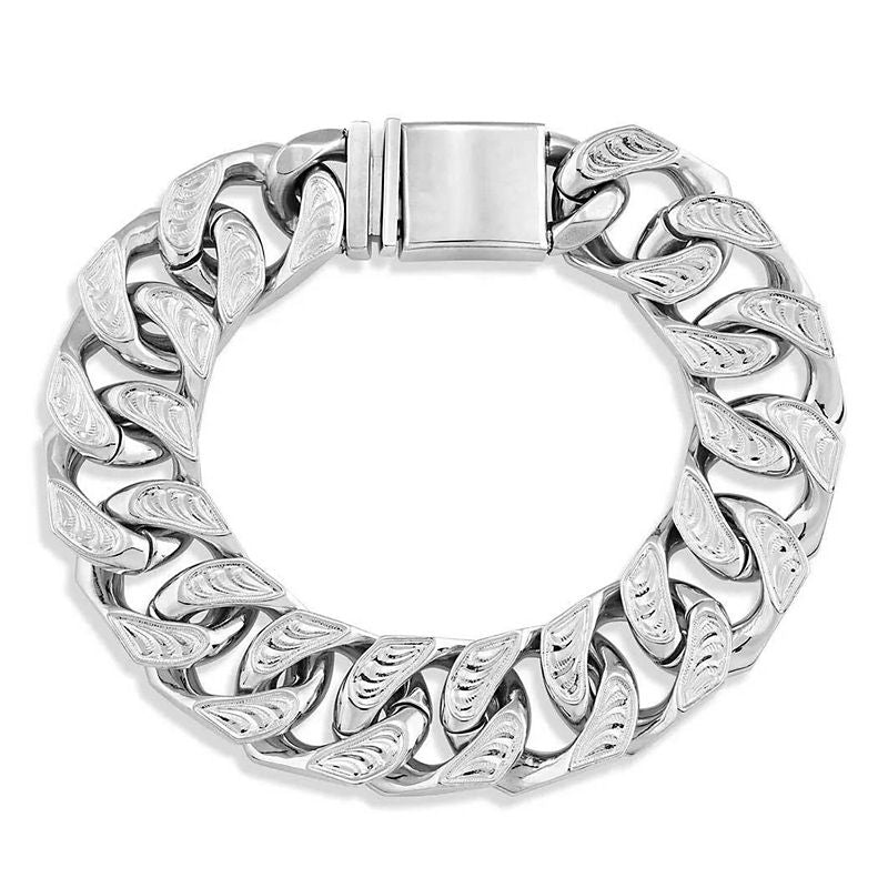 Montana Silversmiths Western Cuban Link Bracelet