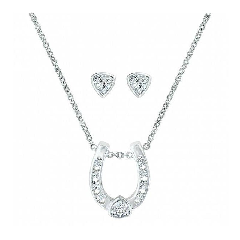 Montana Silversmiths Lucky Trillion Jewelry Set