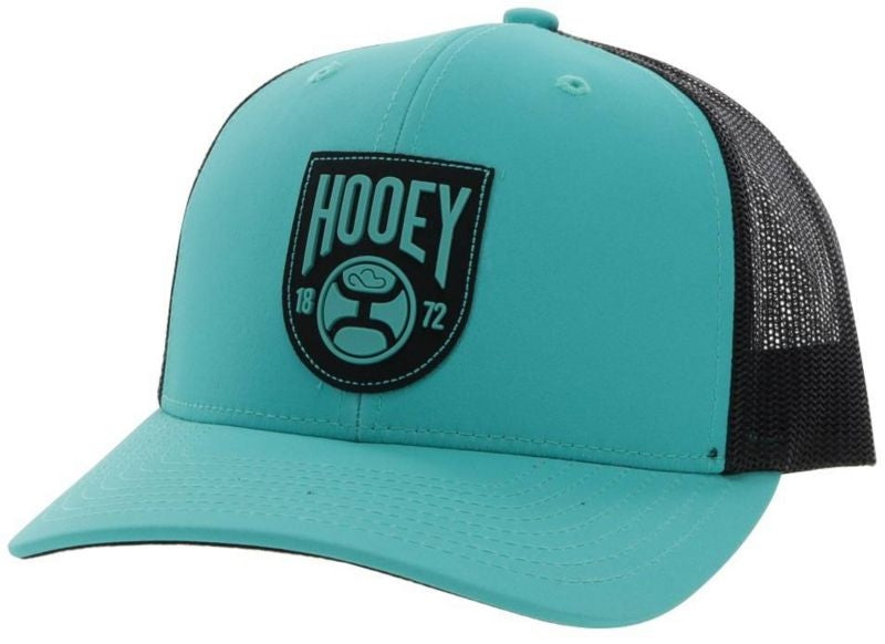 Hooey Bronx Trucker Cap Black/Turquoise Patch