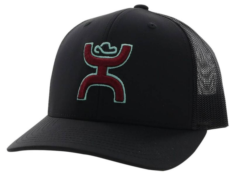 Hooey Trucker Cap Maroon/Grey Hooey Logo