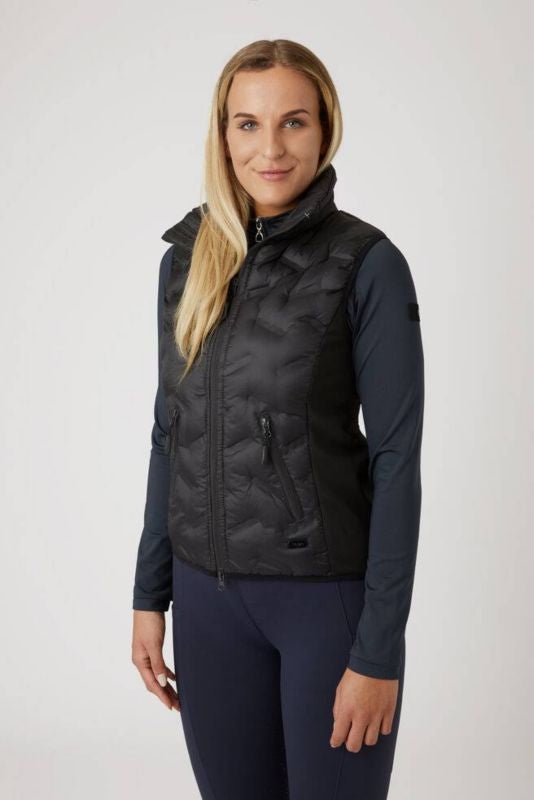 Horze Ladies Shelly Light Padded Vest 8 Marlin Blu