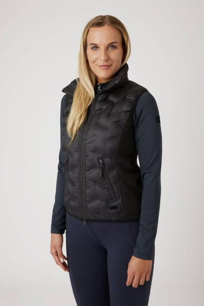 Horze Ladies Shelly Light Padded Vest 8 Marlin Blu