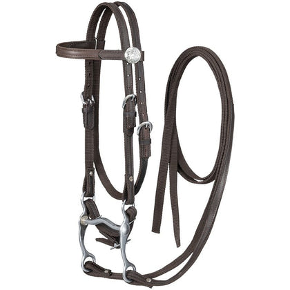 King Series Nylon Pony BB Bridle Leather