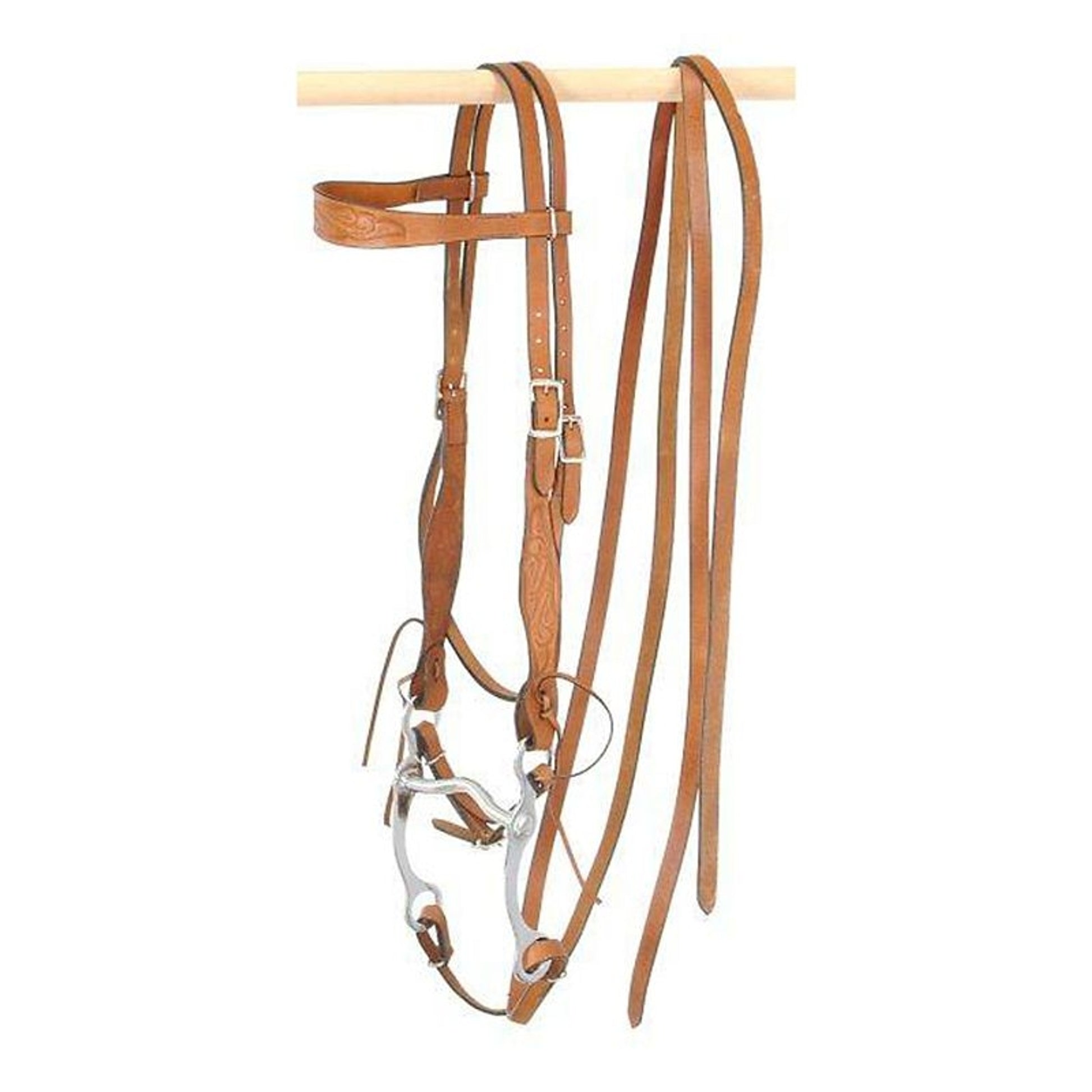 King Series Western Embossed Bridle