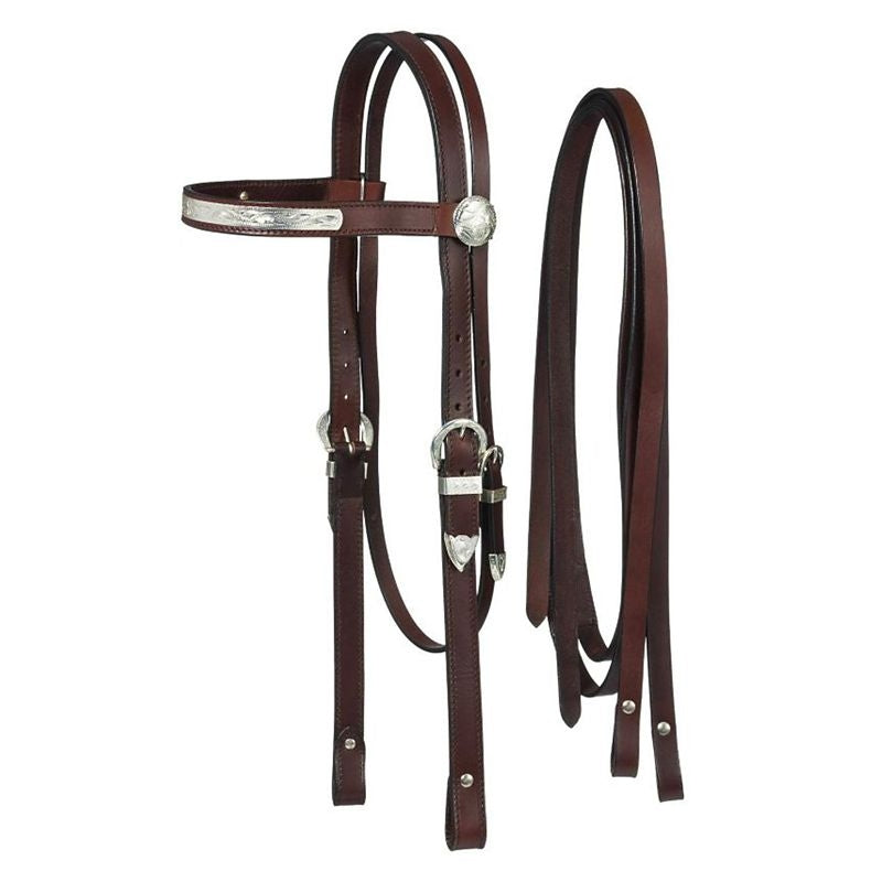 King Series Draft Horse Show Headstall Rein