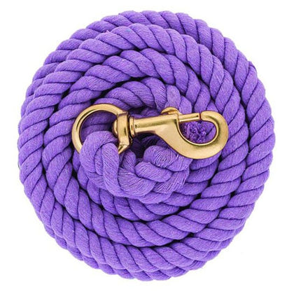 Solid Color Cotton Lead Rope 10 Foot