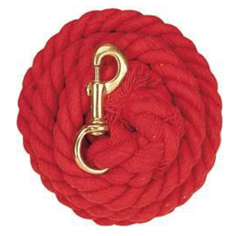 Solid Color Cotton Lead Rope 10 Foot