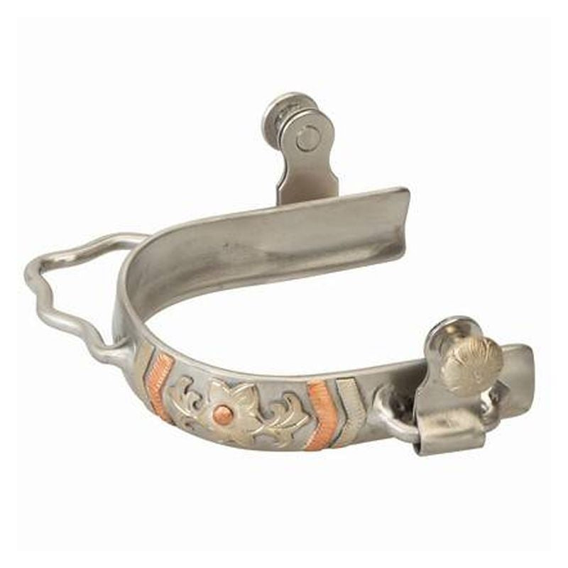 Weaver Ladies AP Chevron Floral Bumper Spurs 3/4in