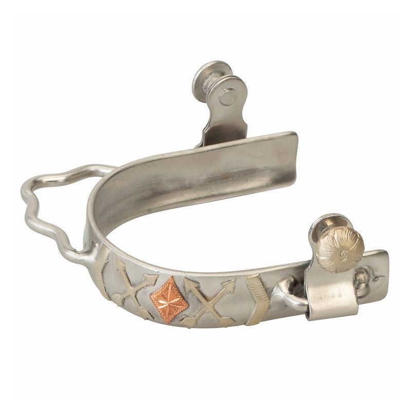 Weaver Ladies AP Arrow Crossing Bumper Spurs 3/4in