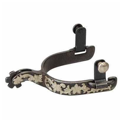 Weaver Ladeis AP Floral Ivy Rowel Spurs 3/4in