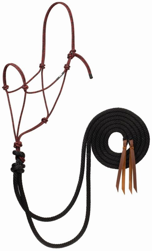 Silvertip Loping Rope Halter with Reins