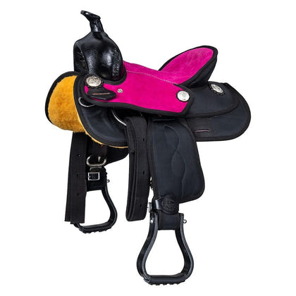 King Series Yth Eclipse Barrel Saddle Pkg