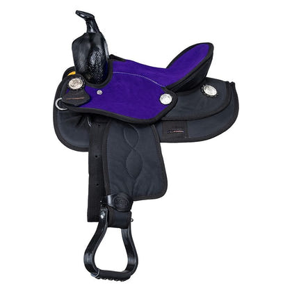 King Series Yth Eclipse Barrel Saddle Pkg
