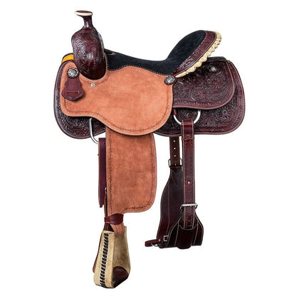 Silver Royal Youth High Plains Roper Saddle Pkg
