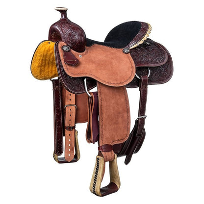 Silver Royal Youth High Plains Roper Saddle Pkg