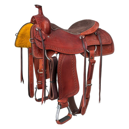 Silver Royal Split Rail Ranch Saddle Package