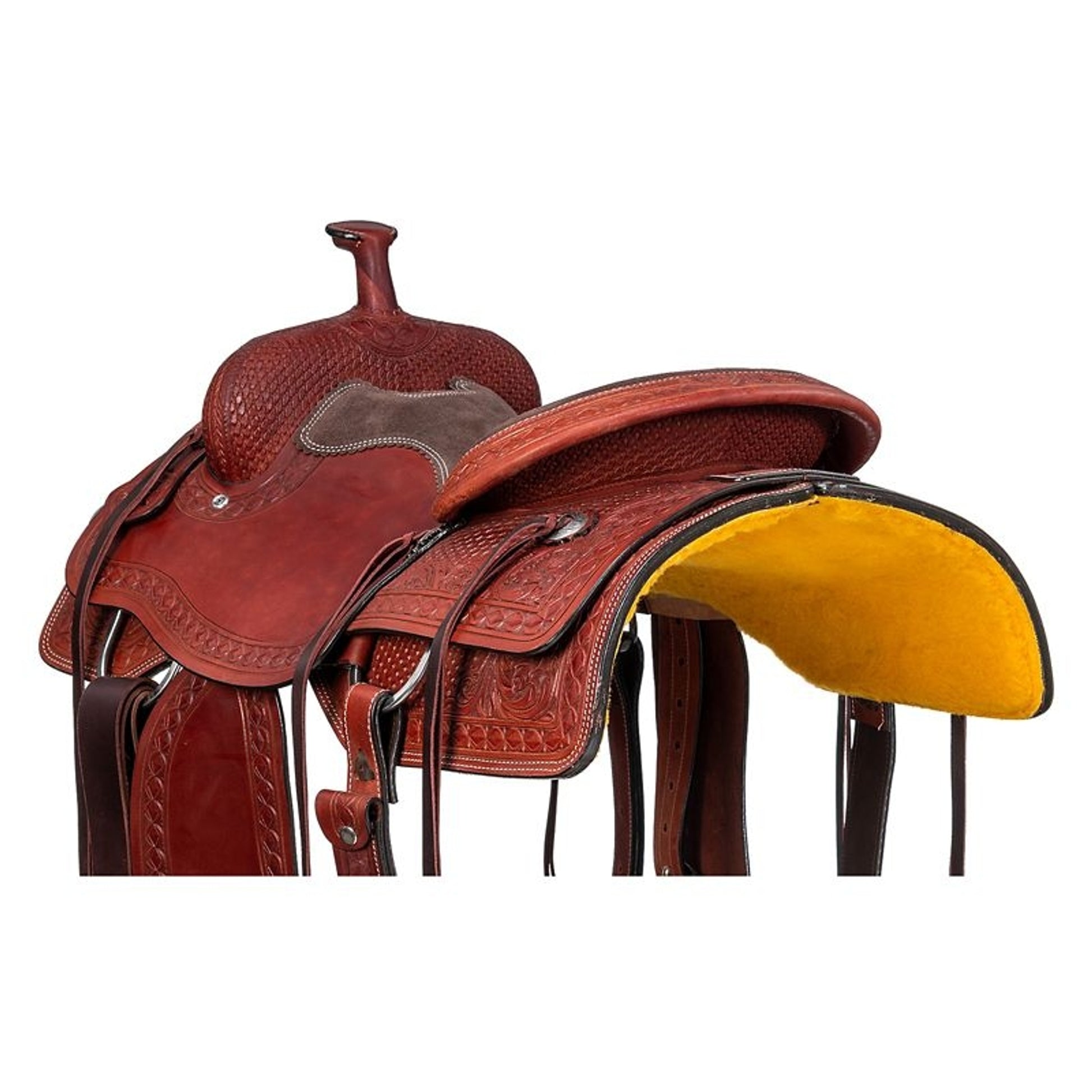 Silver Royal Split Rail Ranch Saddle Package