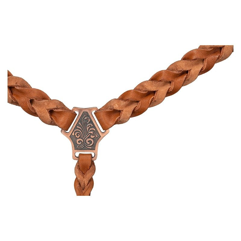 Royal King Braided Leather Breastcollar