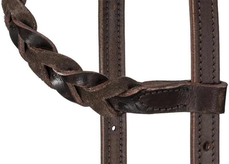 Royal King Braided Leather 1 Ear Headstall