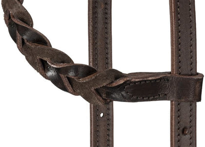 Royal King Braided Leather 1 Ear Headstall