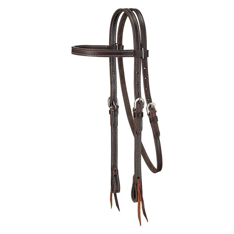 Royal King Plain Leather Pony BB Headstall