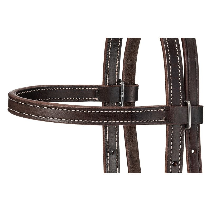 Royal King Plain Leather Pony BB Headstall