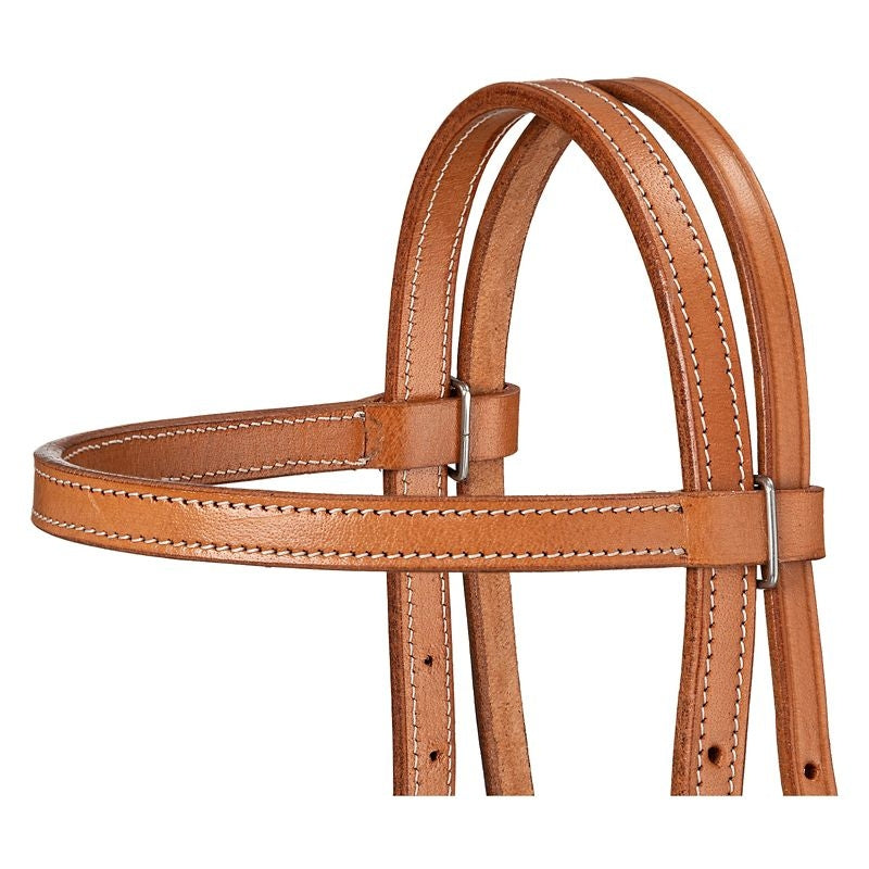 Royal King Plain Leather Pony BB Headstall