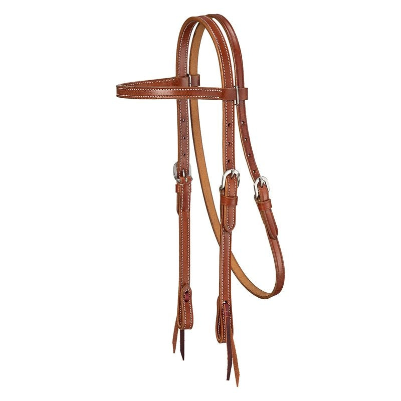 Royal King Plain Leather Pony BB Headstall