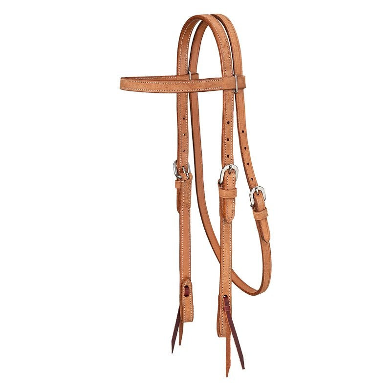 Royal King Plain Leather Pony BB Headstall