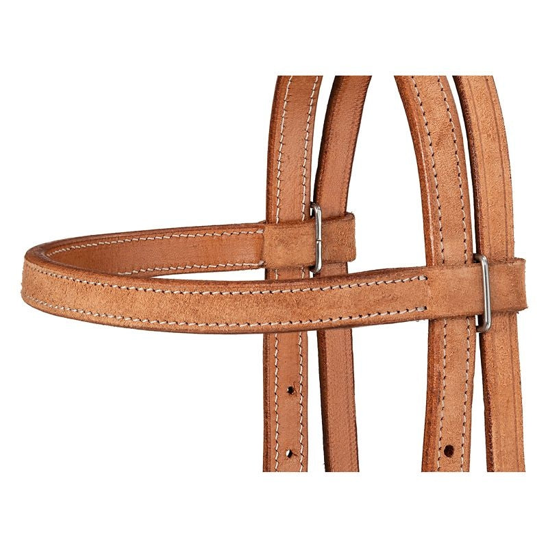 Royal King Plain Leather Pony BB Headstall