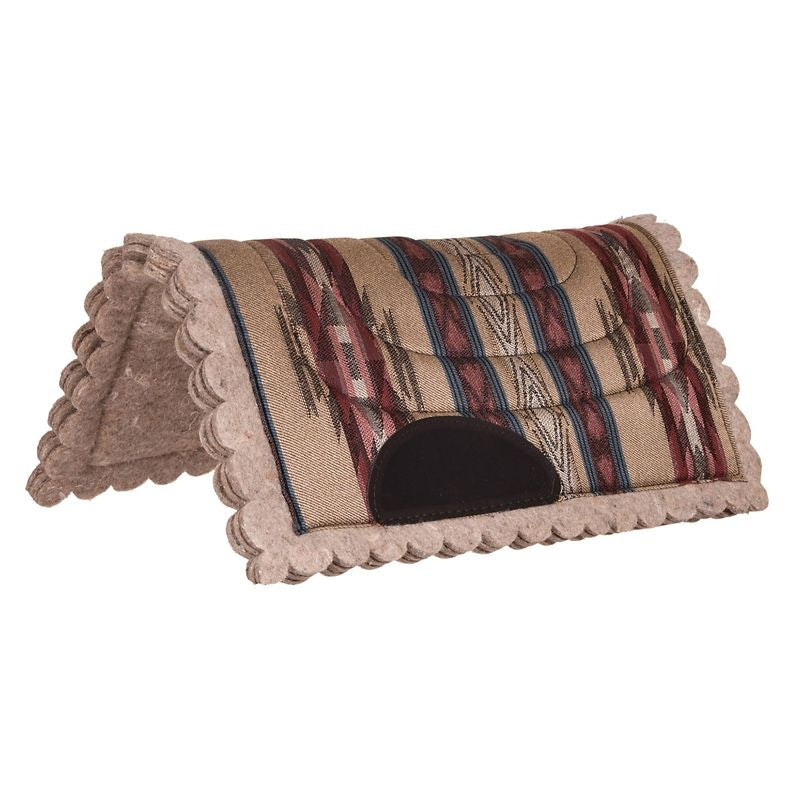Mustang Herculon Top Pony Pad Felt Scallop