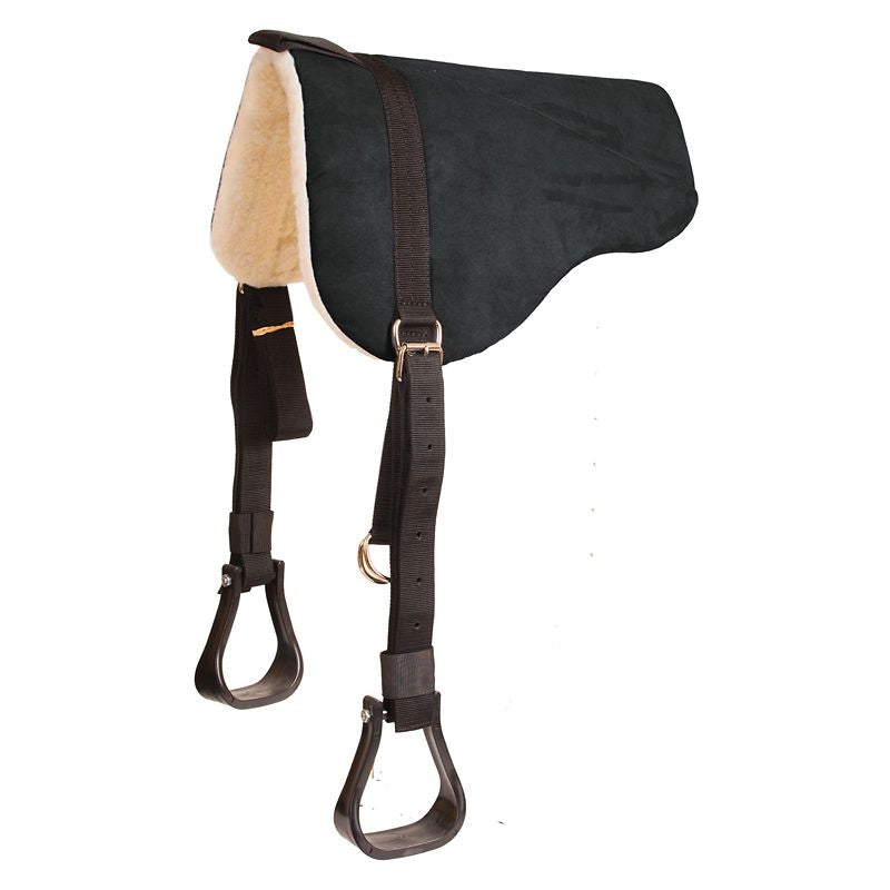 Mustang Faux Suede Bareback Pad Fleece