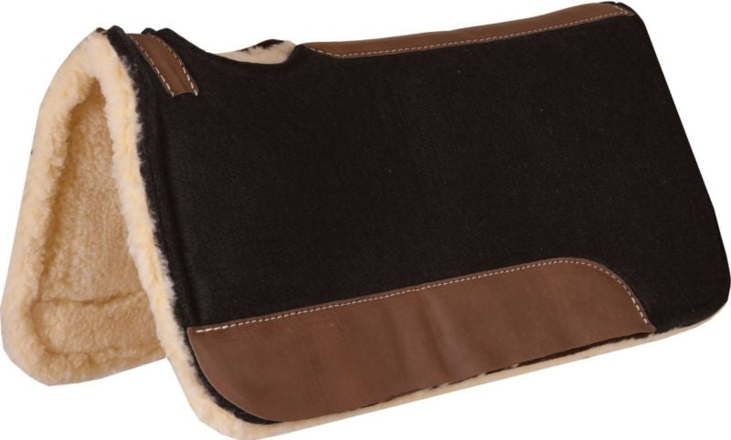 Mustang Contoured Felt Pad Fleece Top Grain