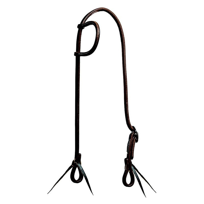 Mustang Oil Harness Leather Slip Ear SS Tie End