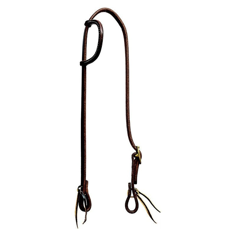 Mustang Oil Harness Leather Slip Ear Tie End