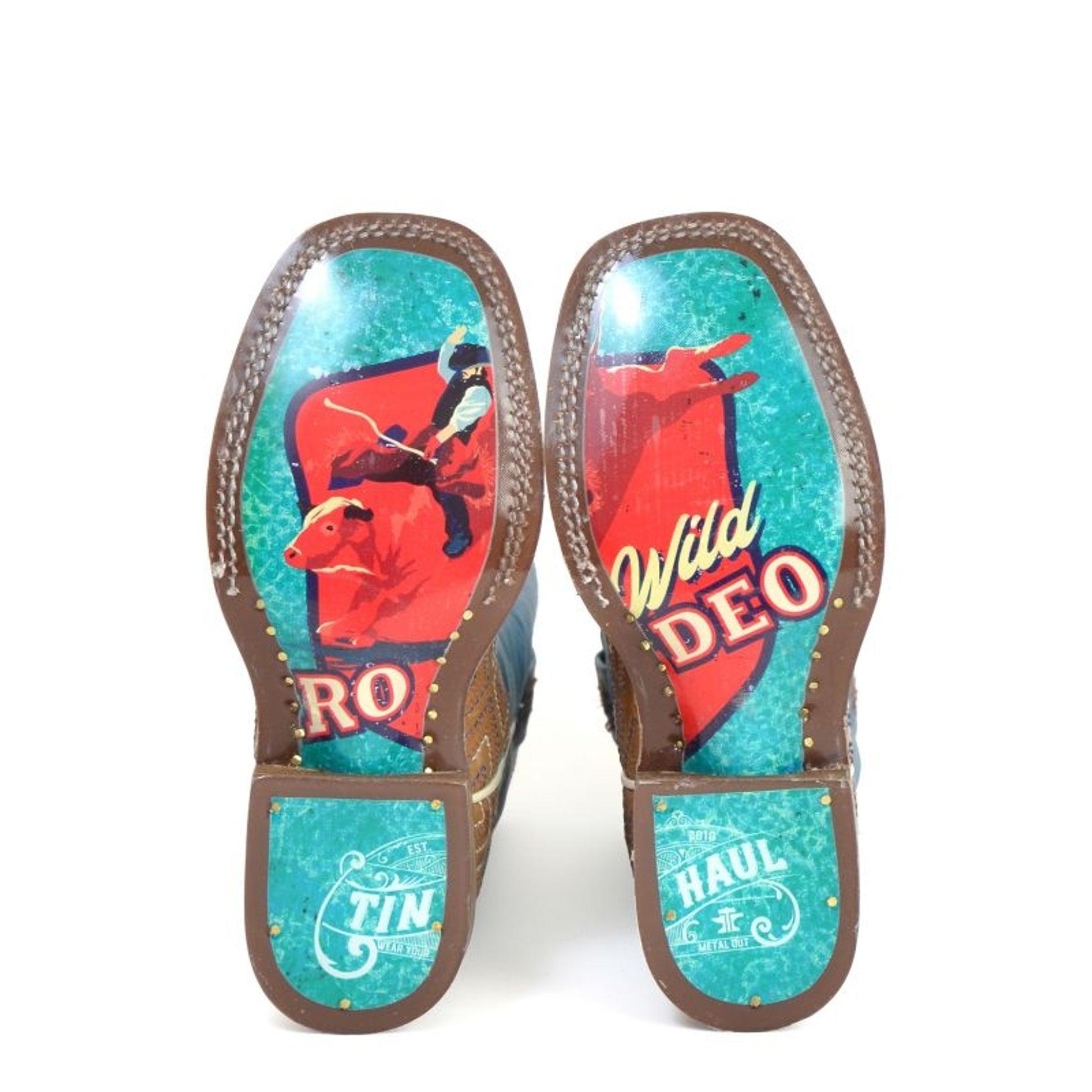 Tin Haul Childs Bullrider Sole Sq Toe Boots
