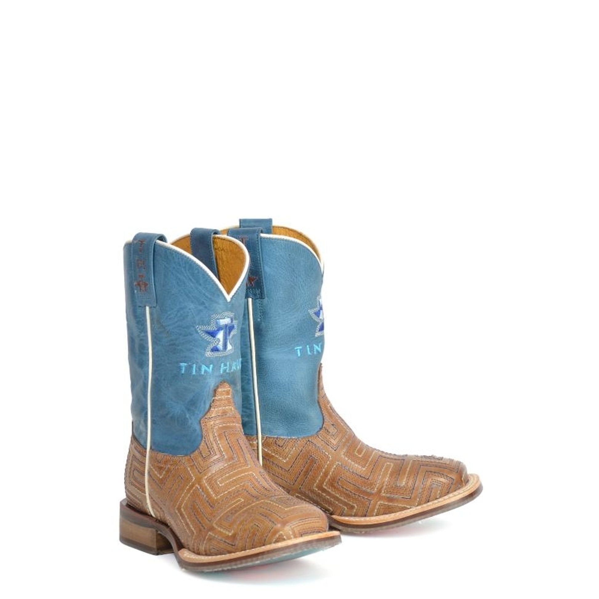 Tin Haul Childs Bullrider Sole Sq Toe Boots