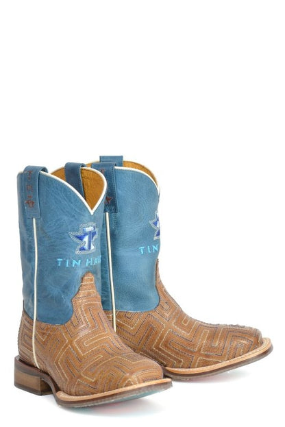 Tin Haul Childs Bullrider Sole Sq Toe Boots