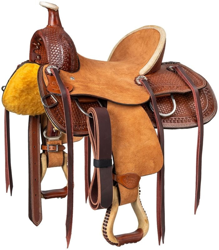 Silver Royal Youth Bodie Hard Seat Ranch Saddle