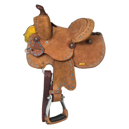 Royal King Medina Roughout Barrel Saddle Pkg