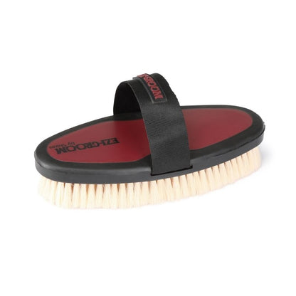 Ezi-Groom Grip Body Brush With Goat Hair