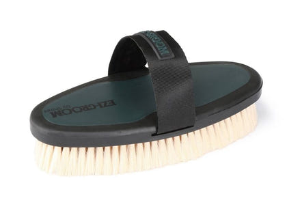 Ezi-Groom Grip Body Brush With Goat Hair