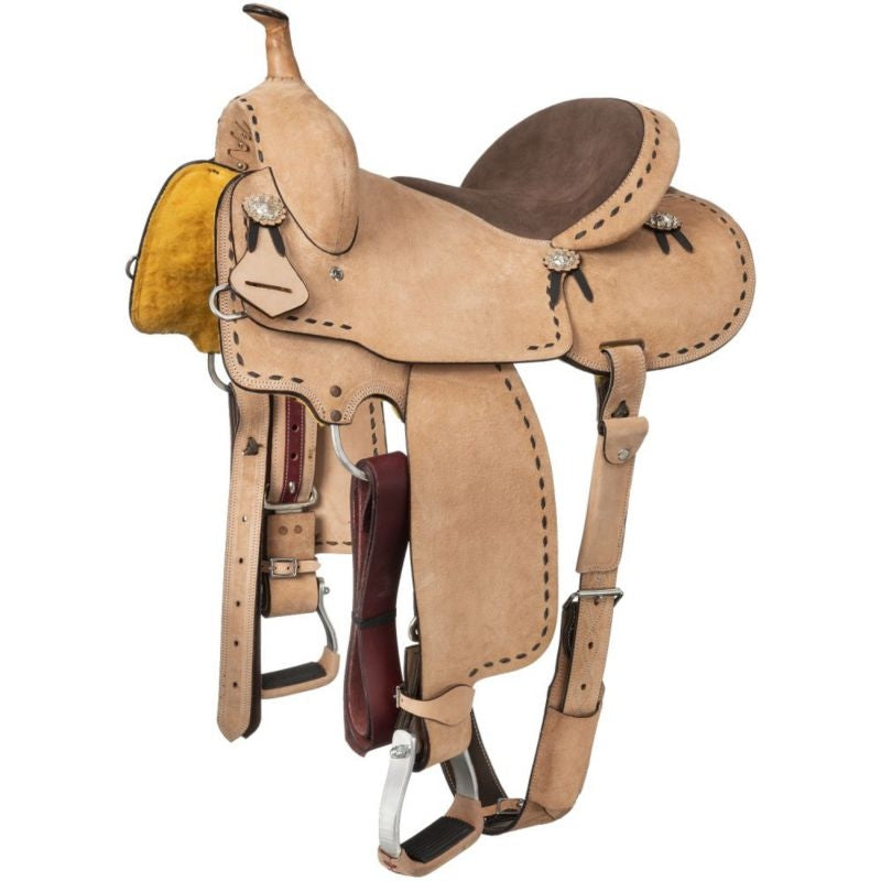 Silver Royal Youth Brushy Creek Barrel Saddle