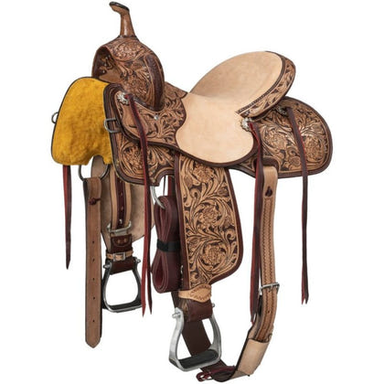 Silver Royal Moulton Barrel Saddle