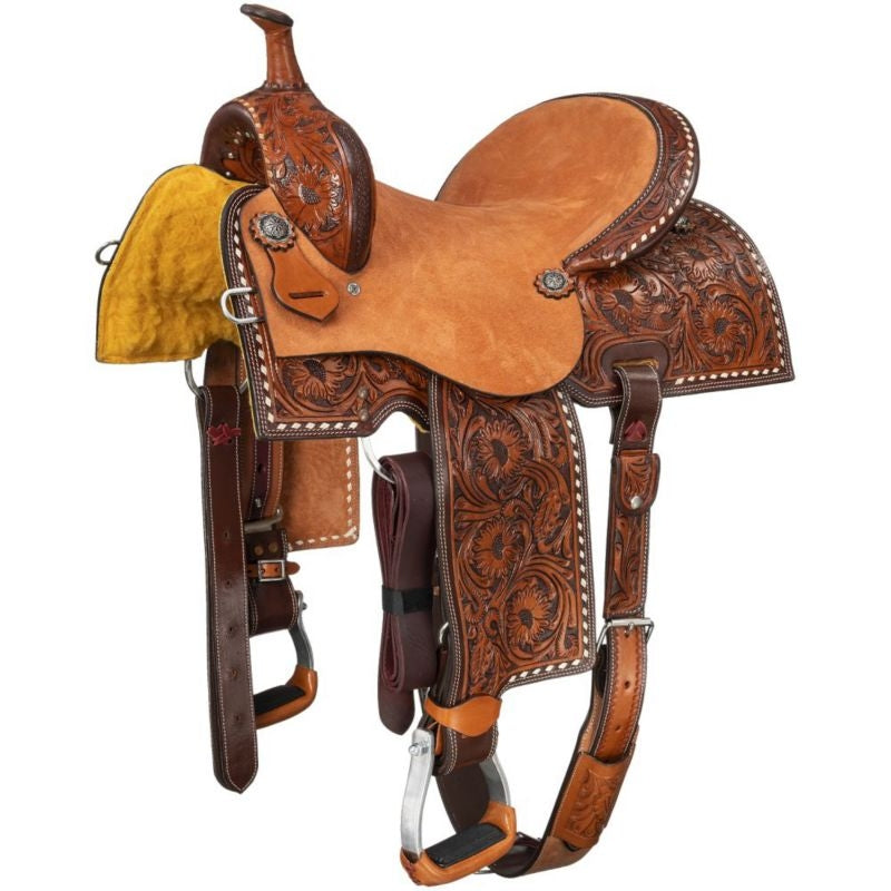 Silver Royal Autry Barrel Saddle