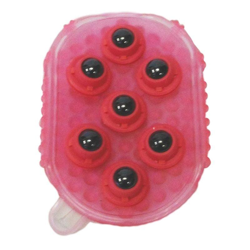Blue Gel Groomer Massage Mitt